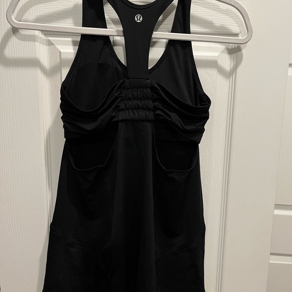 Lululemon Black Athletic Tank Top